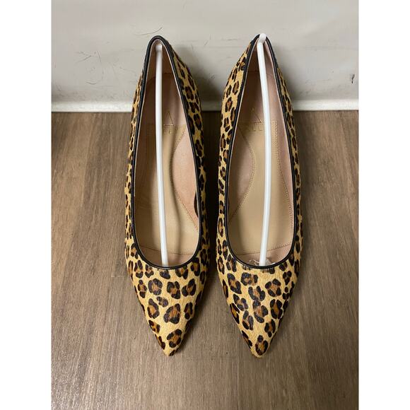 New In Box Ally NYC Shoes Leopard Suede Lower Block Heel, Fierce Sz 9.5 - Picture 4 of 10